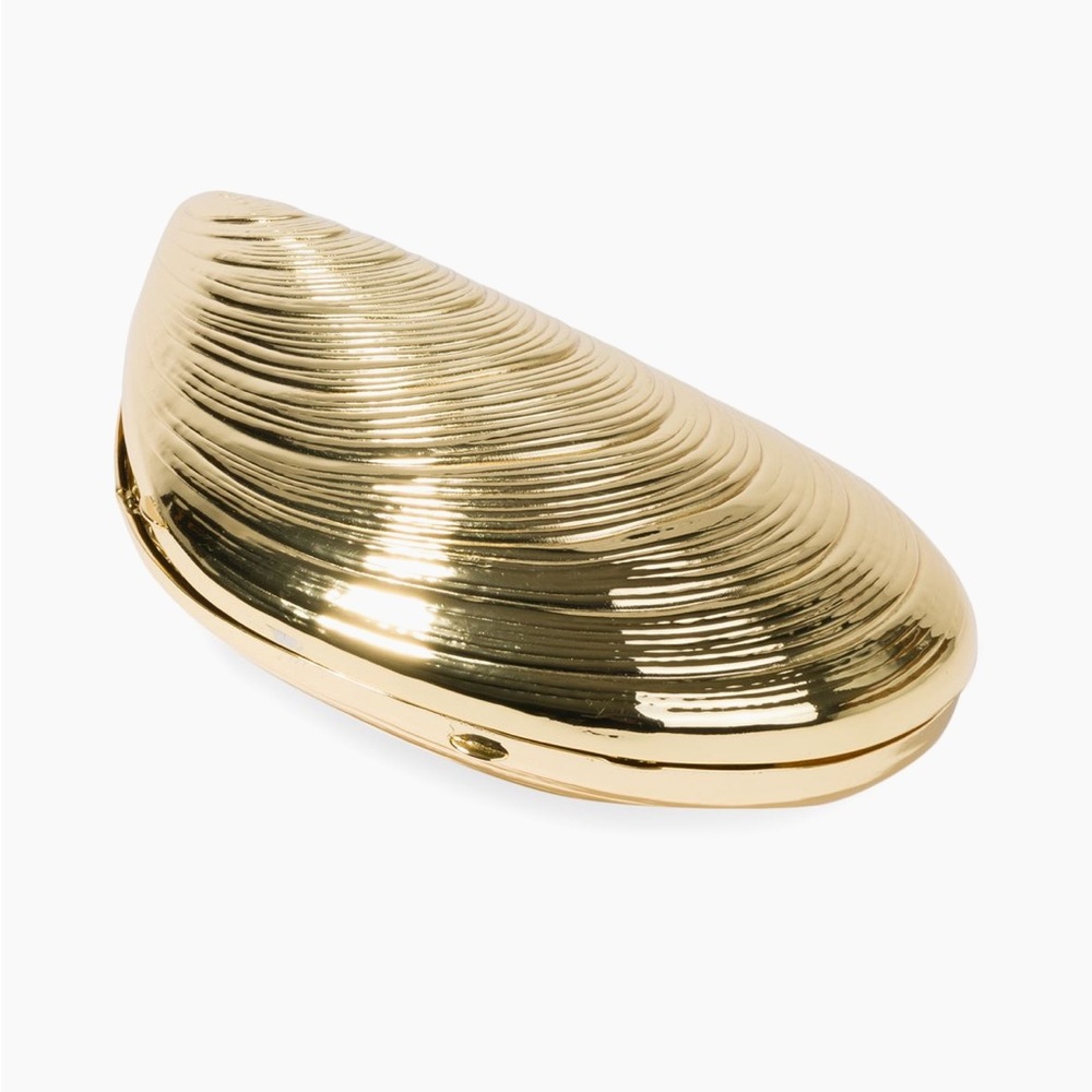 SIMKHAI Bridget Brass Oyster Bag